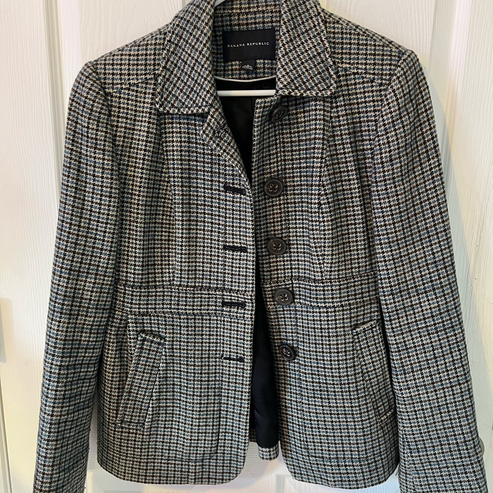 Banana republic plaid jacket